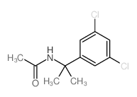N-(2-(3,5-二氯苯基)丙-2-基)乙酰胺结构式