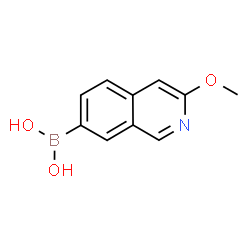 3-Methoxyisoquinoline-7-boronic acid Structure