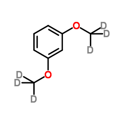 1,3-二甲氧基苯-D6结构式