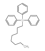 Silane, octyltriphenyl-(8CI,9CI) Structure