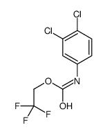 2,2,2-三氟-3,4-二氯苯基氨基甲酸乙酯结构式
