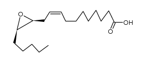 (Z)-11-[(2R,3S)-3-pentyloxiran-2-yl]undec-9-enoic acid结构式