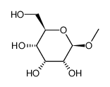 .beta.-D-Allopyranoside, methyl Structure