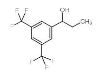 1-[3,5-bis(trifluoromethyl)phenyl]propan-1-ol结构式