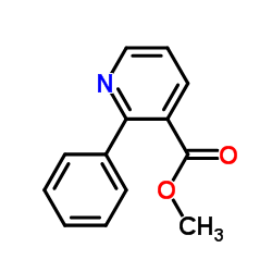 2-苯甲基烟酸甲酯结构式