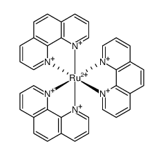 Λ-tris(1,10-phenanthroline)ruthenium(2+) Structure