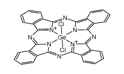 germanium(IV) phthalocyanine dichloride Structure