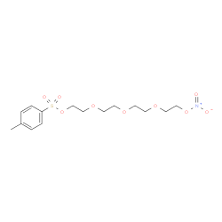 2-(2-(2-(2-(硝基氧基)乙氧基)乙氧基)乙氧基)乙基4-甲基苯磺酸酯结构式