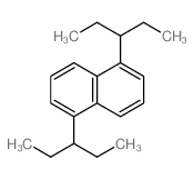 Naphthalene,1,5-bis(1-ethylpropyl)-结构式
