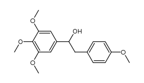 2-(4-methoxyphenyl)-1-(3,4,5-trimethoxyphenyl)ethanol结构式