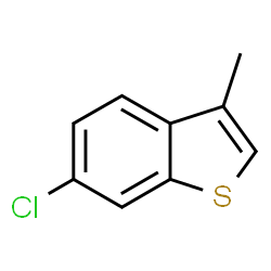 6-chloro-3-methylbenzo[b]thiophene结构式