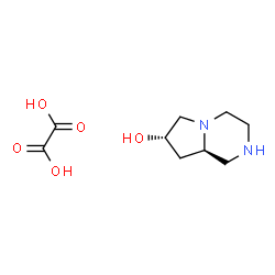 顺式-八氢吡咯并[1,2-a]哌嗪-7-醇 草酸盐结构式