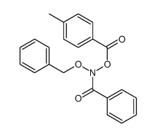[benzoyl(phenylmethoxy)amino] 4-methylbenzoate Structure