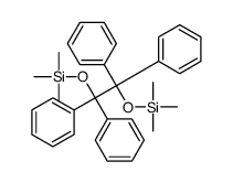 trimethyl-(1,1,2,2-tetraphenyl-2-trimethylsilyloxyethoxy)silane Structure