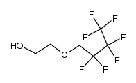 1,1-dihydroperfluorobutyl 2-hydroxyethyl ether Structure