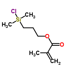 3-[Chloro(dimethyl)silyl]propyl methacrylate structure