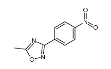 5-Methyl-3-(4-nitrophenyl)-1,2,4-oxadiazole Structure