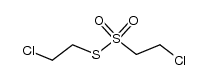 S-2-chloroethyl 2-chloroethanethiosulphonate结构式