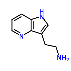 2-(1H-吡咯并[3,2-B]吡啶-3-乙胺结构式