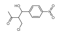 3-(chloromethyl)-4-hydroxy-4-(4'-nitrophenyl)-2-butanone Structure