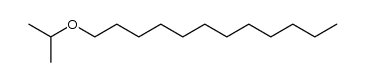 Dodecyl isopropyl ether结构式