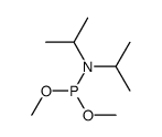 N,N-二异丙基亚膦酸二甲酯酰胺结构式