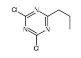 2,4-dichloro-6-propyl-1,3,5-triazine Structure