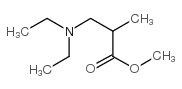 3-(二乙基氨基)-2-甲基丙酸甲酯结构式