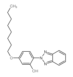苯酚,2-(2H-苯并三氮唑-2-基)-5-(辛氧基)结构式