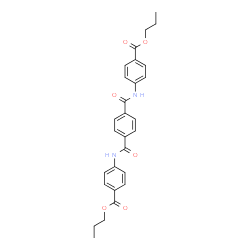 Dipropyl 4,4'-[1,4-phenylenebis(carbonylimino)]dibenzoate Structure