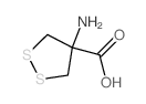 4-Amino-1,2-dithiolane-4-carboxylic acid结构式