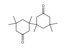 1,5,5,1',5',4'-hexamethyl-bicyclohexyl-3,3'-dione Structure