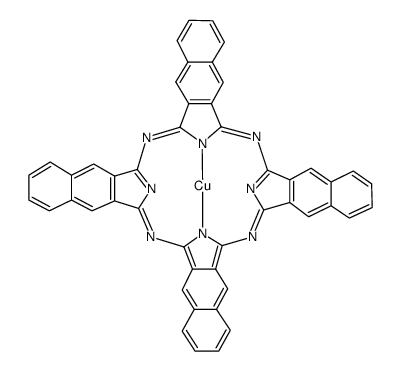COPPER(II) 2,3-NAPHTHALOCYANINE structure