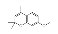 7-methoxy-2,2,4-trimethylchromene结构式