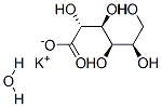 Potassium D-gluconate hydrate structure