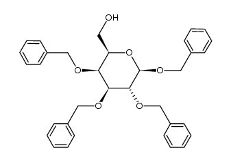 benzyl 2,3,4-tri-O-benzyl-β-D-galactopyranoside Structure