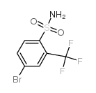 4-溴-2-三氟甲基苯磺酰胺结构式