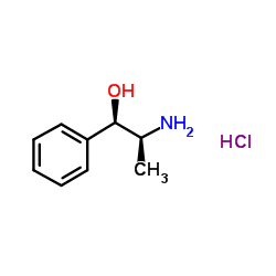 (1R,2S)-2-amino-3,3,3-trideuterio-1-phenylpropan-1-ol,hydrochloride Structure