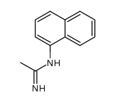 N-[1]naphthyl-acetamidine结构式