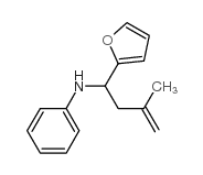 (1-呋喃-2-基-3-甲基-3-丁烯)-苯胺结构式
