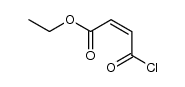 (Z)-3-(ethoxycarbonyl)propenoyl chloride Structure