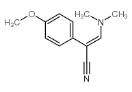 3-(dimethylamino)-2-(4-methoxyphenyl)acrylonitrile Structure