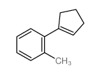 1-(1-cyclopentenyl)-2-methyl-benzene结构式