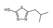 5-(2-methylpropyl)-3H-1,3,4-thiadiazole-2-thione Structure