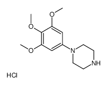1-(3,4,5-三甲氧基苯基)-哌嗪盐酸盐结构式