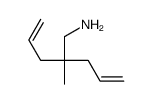 2-methyl-2-prop-2-enylpent-4-en-1-amine结构式