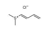 buta-1,3-dien-t-yl-dimethyl-sulfonium, chloride Structure