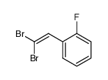 1-(2,2-dibromovinyl)-2-fluorobenzene结构式