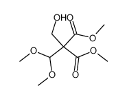dimethoxymethyl-hydroxymethyl-malonic acid dimethyl ester结构式