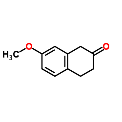 7-甲氧基-2-萘满酮结构式